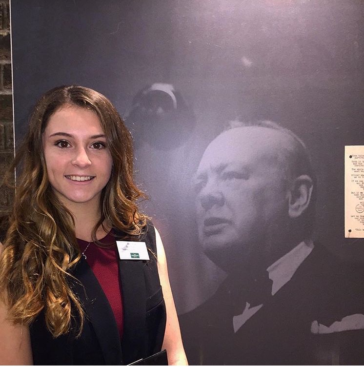 Olivia supporting the WCSQM Award Ceremony in 2017, Cambridge University