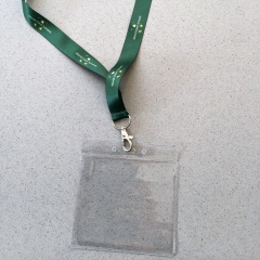 WCSQM lanyards with plastic wallet