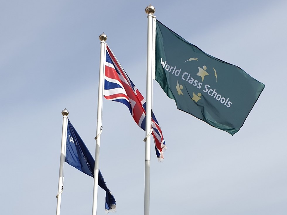 World Class Schools flag